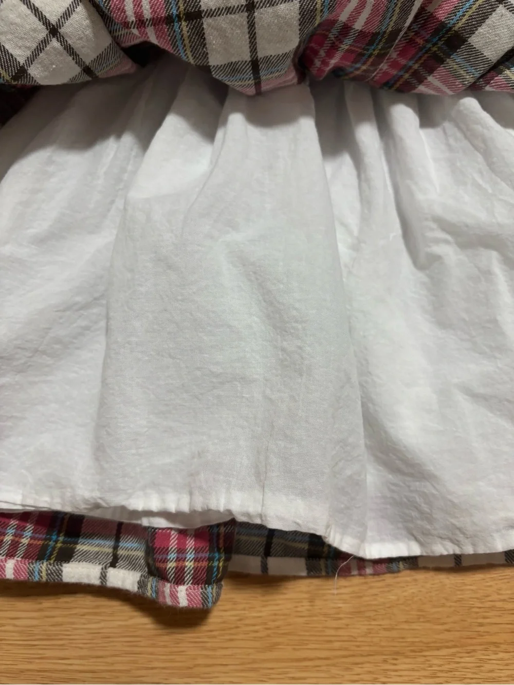 “Sweet Honey” 2pc plaid set size 6